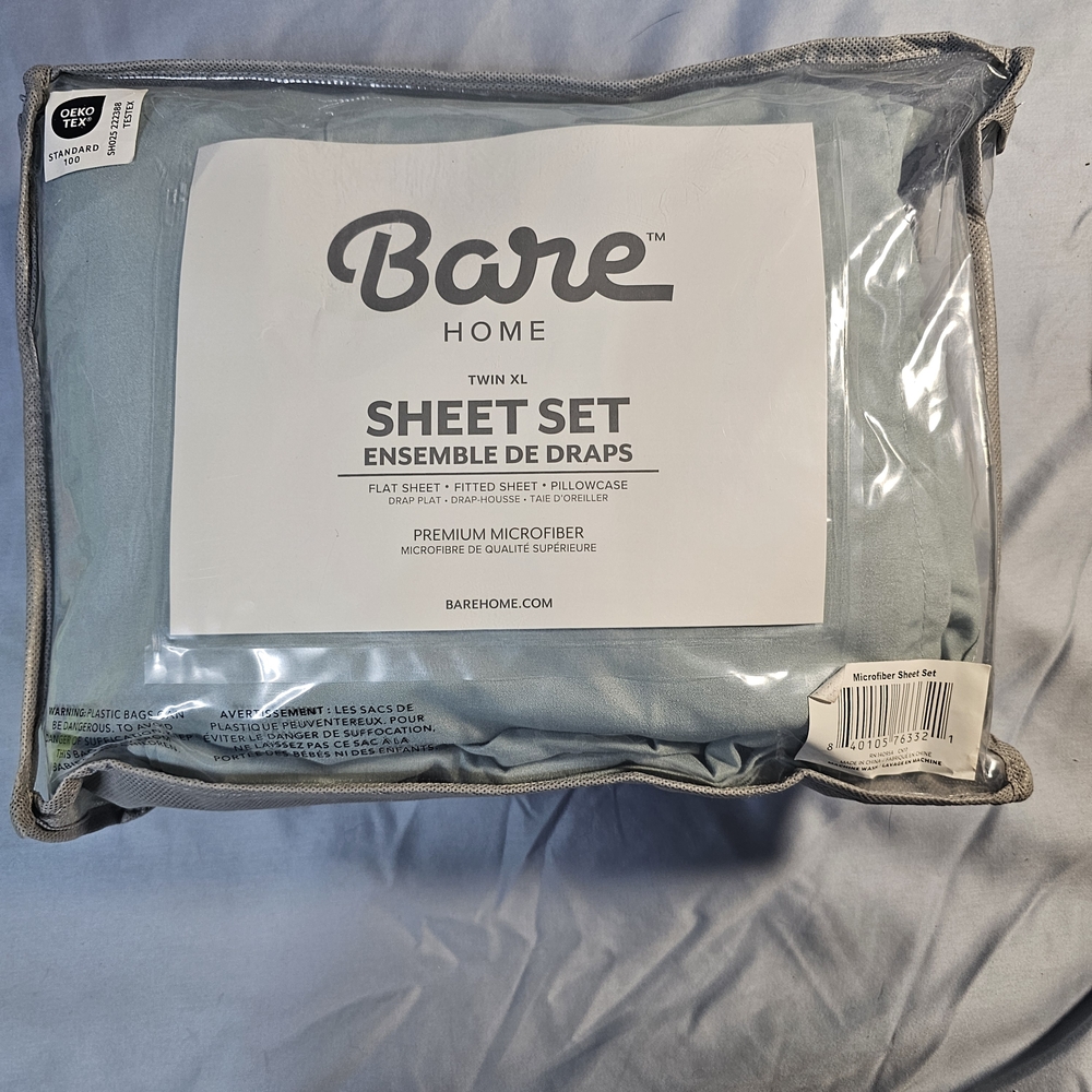 Twin XL Sheet Set - Tranquil Blue